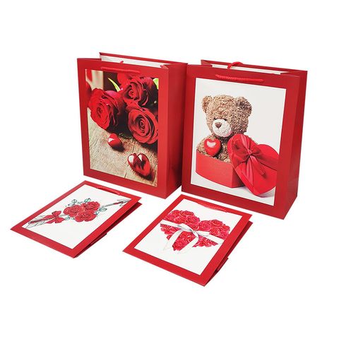 Valentine's Day Streetwear Cartoon Paper Card Party Date Gift Bags