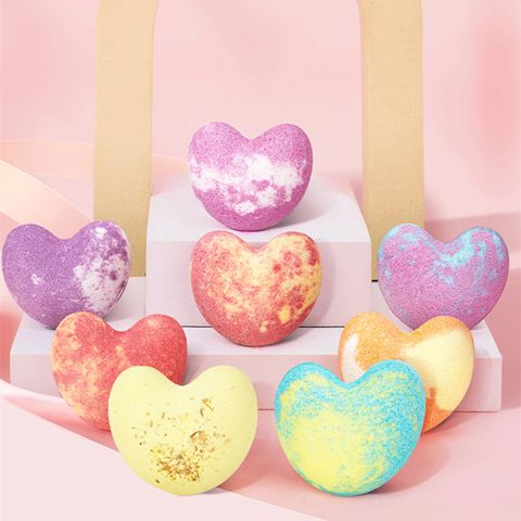 Heart Shape Bath Salts Cute Multicolor Personal Care