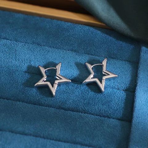 Wholesale Jewelry Elegant Luxurious Queen Star Heart Shape Shell Alloy 14k Gold Plated Plating Earrings