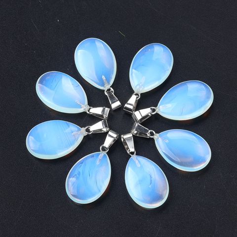 Simple Style Solid Color Natural Stone Polishing Charms