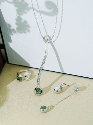 Elegant Glam Geometric Alloy Inlay Rhinestones Platinum Plated Women's Jewelry Set