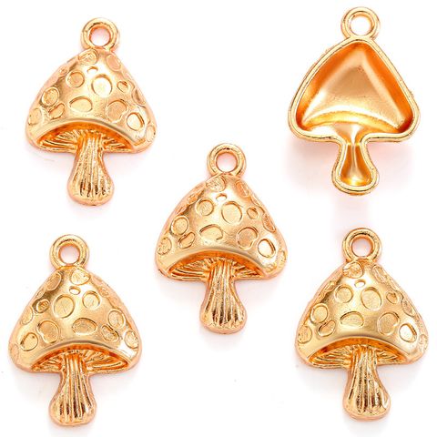 Vintage Style Mushroom Alloy Plating Charms