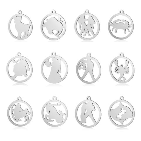 Simple Style Animal Constellation Stainless Steel Polishing Charms