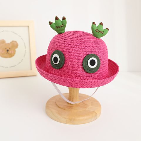 Children Unisex Cute Animal Straw Hat