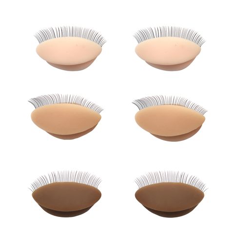 Simple Style Solid Color Silica Gel Eyelash Beauty Tools 1 Set