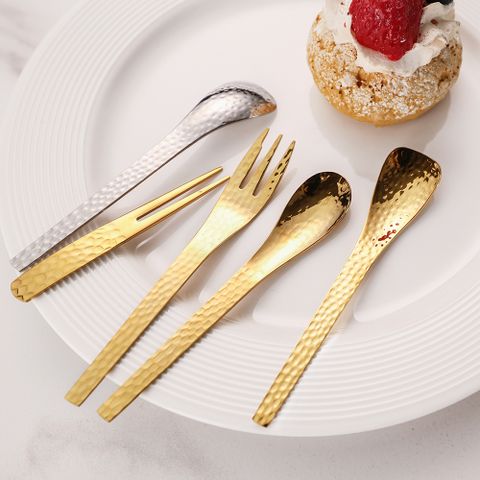 Casual Solid Color Stainless Steel Tableware 1 Piece 1 Set
