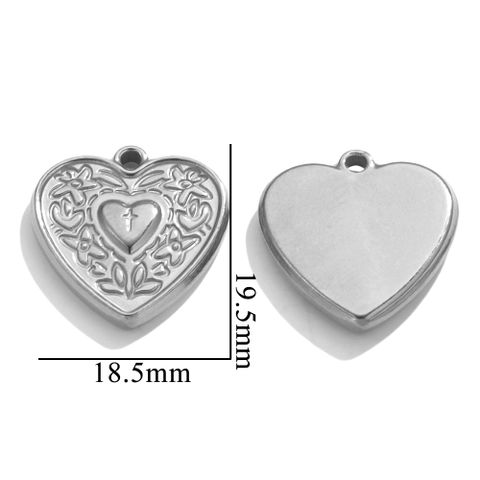 Simple Style Commute Solid Color Stainless Steel Plating 18k Gold Plated Charms Jewelry Accessories