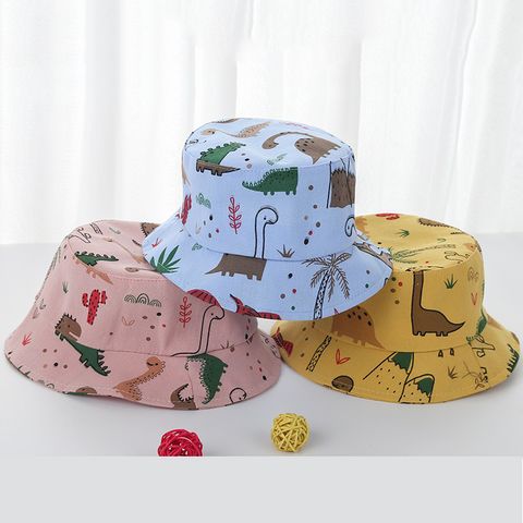 Children Unisex Cute Dinosaur Bucket Hat