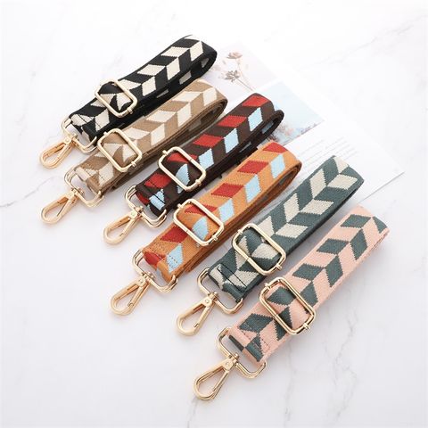 Polyester Plaid Bag Strap