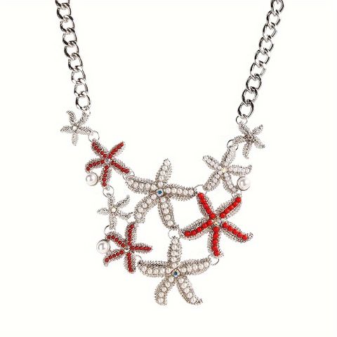 Casual Starfish Alloy Women's Pendant Necklace