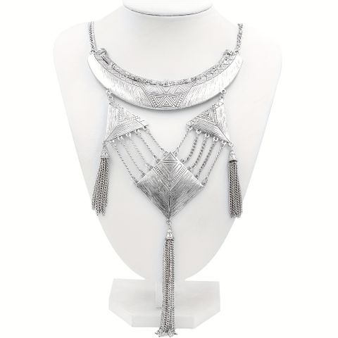 Elegant Solid Color Alloy Women's Pendant Necklace