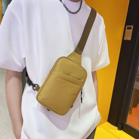 Unisex Classic Style Solid Color Oxford Cloth Waist Bags