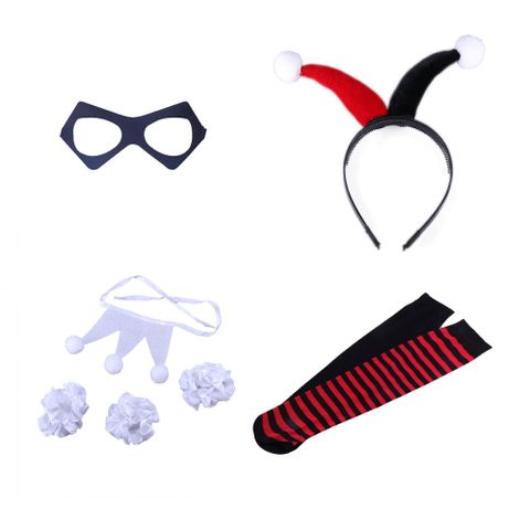 Halloween Fashion Color Block Party Costume Props