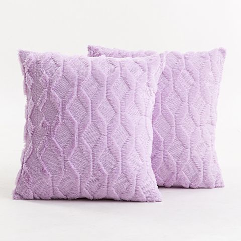 Elegant Retro Solid Color Plush Pillow Cases