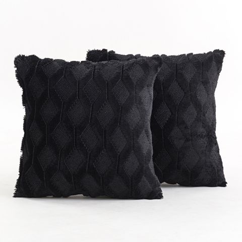 Elegant Retro Solid Color Plush Pillow Cases