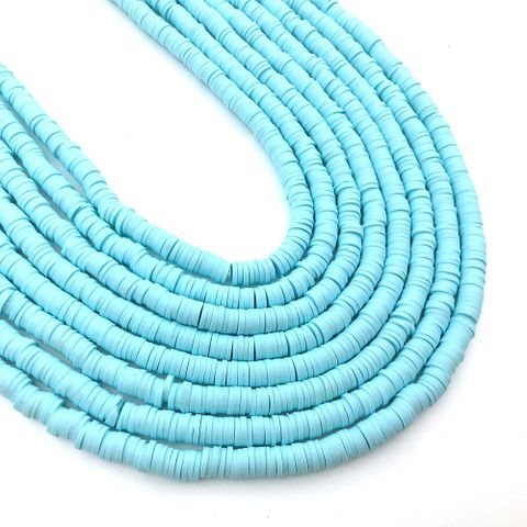 1 Set Diameter 6 Mm Hole 2~2.9mm Soft Clay Solid Color Beads