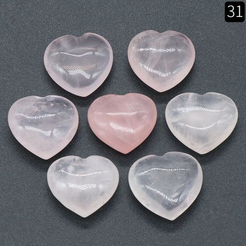 1 Piece Natural Stone Heart Shape