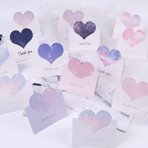 Valentine's Day Cute Heart Shape Paper Party Date Festival Card