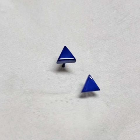 1 Pair Sweet Triangle Ceramics Ear Studs