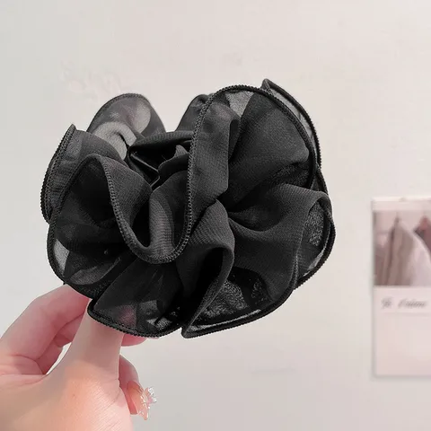 Women's Casual Elegant Flower Cloth Hair Claws