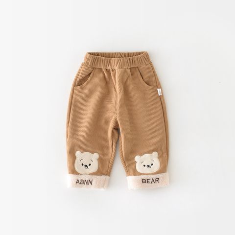 Cute Sports Animal Cartoon Polyester Boys Pants