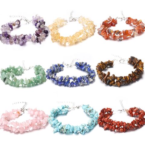Fashion Solid Color Artificial Crystal Beaded Women's Bracelets 1 Piece