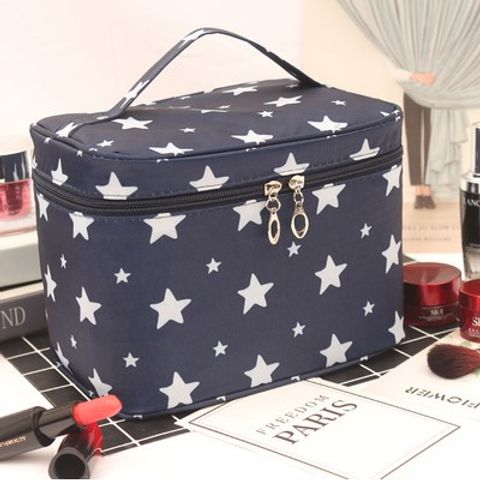 Cute Star Fruit Polyester Square Makeup Bags