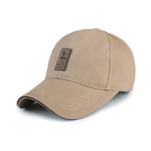 Men's Basic Simple Style Solid Color Curved Eaves Baseball Cap