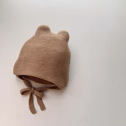 Baby Girl's Baby Boy's Cute Basic Solid Color Wool Cap