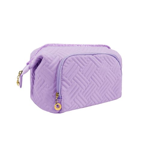 Basic Solid Color Nylon Square Makeup Bags