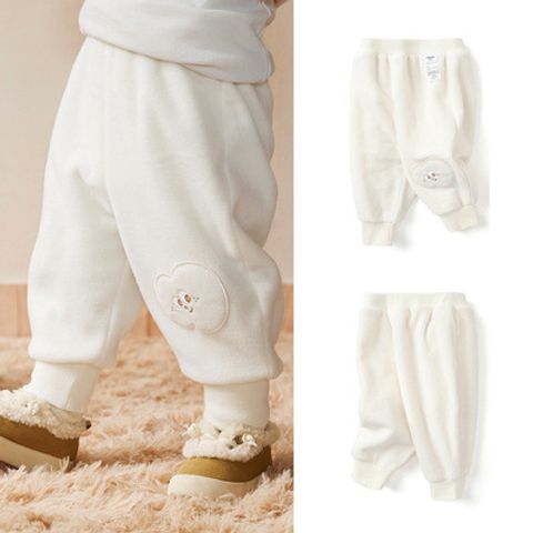 Casual Cartoon Embroidery Polyester Boys Pants