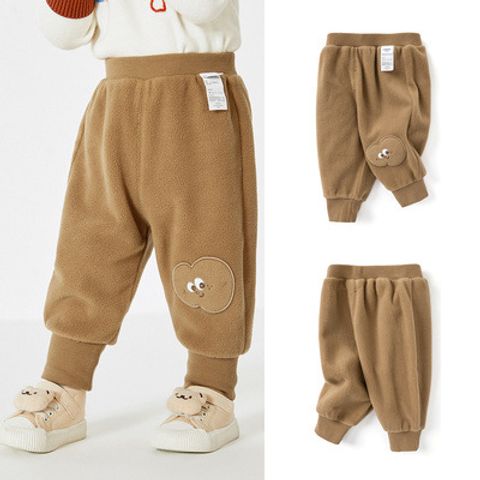 Casual Cartoon Embroidery Polyester Boys Pants