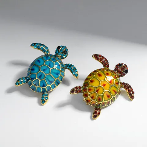 Cartoon Style Tortoise Alloy Unisex Brooches