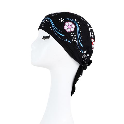 Unisex Hip-hop Punk Streetwear Star Skull Printing Eaveless Pirate Hat