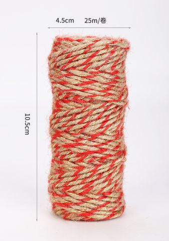 Casual Solid Color Hemp Decorative Braided Rope