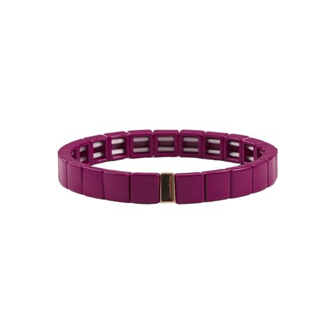 Lindo Dulce Cuadrado Esmalte Mujeres Pulsera