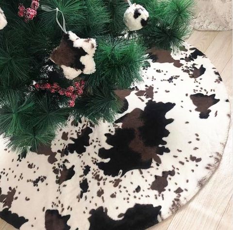 Christmas Basic Retro Simple Style Cow Pattern Polyester Indoor Festival Street Decorative Props