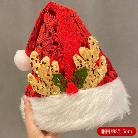 Christmas Cartoon Style Cute Christmas Tree Snowman Elk Cloth Party Festival Street Christmas Hat Photography Props