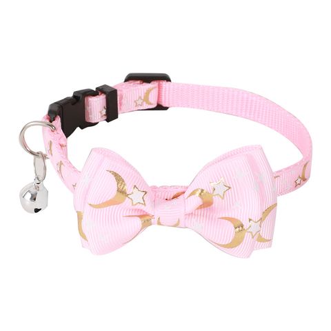 Casual Classic Style Polyester Bow Knot Pet Collar