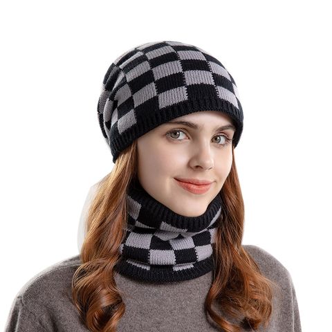 Women's Casual Solid Color Wool Cap