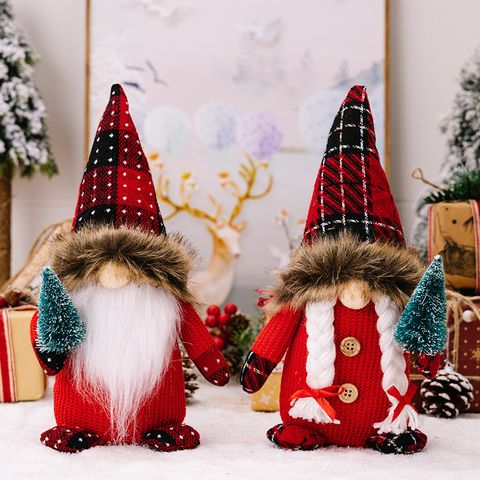 Christmas Cartoon Style Cute Cartoon Character Cloth Indoor Party Festival Ornaments