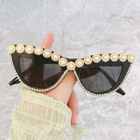 Streetwear Geometric Pc Cat Eye Full Frame Women's Sunglasses
