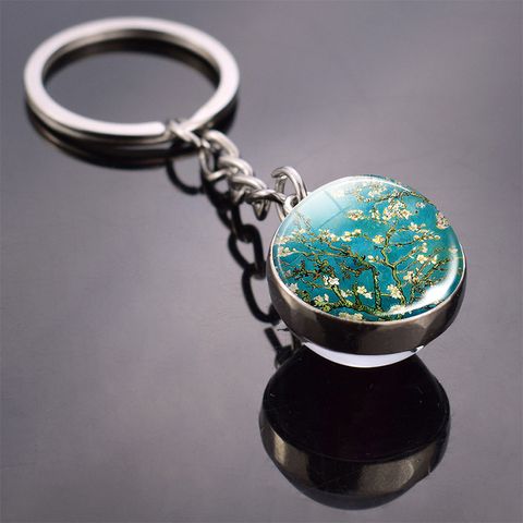 Elegant Artistic Starry Sky Metal Unisex Bag Pendant Keychain