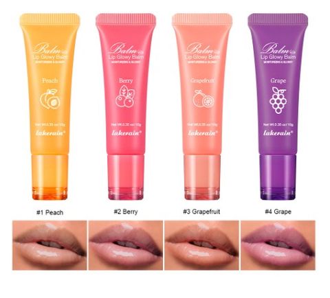 Vacation Solid Color Plastic Lip Balm