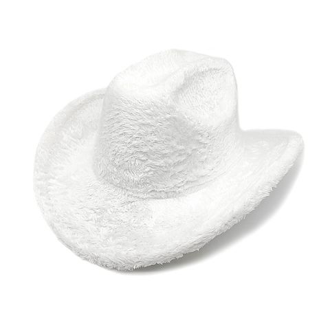 Unisex Cowboy Style Simple Style Solid Color Wide Eaves Fedora Hat
