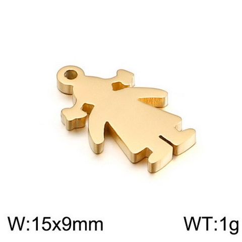 Cute Human Stainless Steel Plating Jewelry Accessories