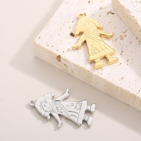 Cartoon Style Cartoon Character Stainless Steel Plating Jewelry Accessories