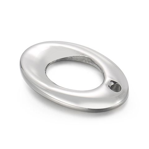 1 Piece Stainless Steel Oval Simple Style