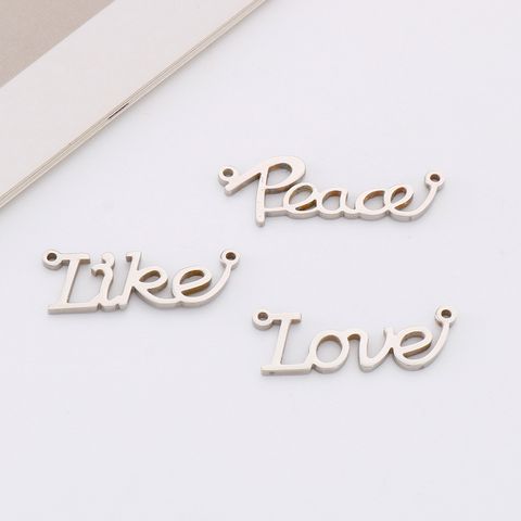 Romantic Letter Stainless Steel Jewelry Accessories