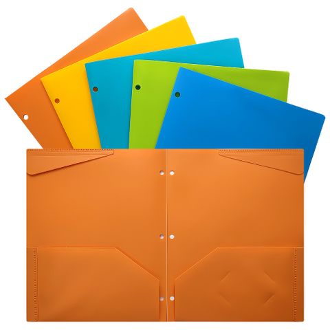 Solid Color Pp Class Learning Pastoral Folder